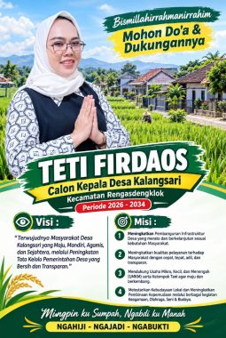 Teti Firdaos Bawa Gagasan Pembangunan dan Pemberdayaan UMKM di Pilkades Kalangsari