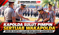 Kapolda Sulut Pimpin Sertijab Wakapolda, Brigjen Susetio Cahyadi Resmi Emban Amanah Baru